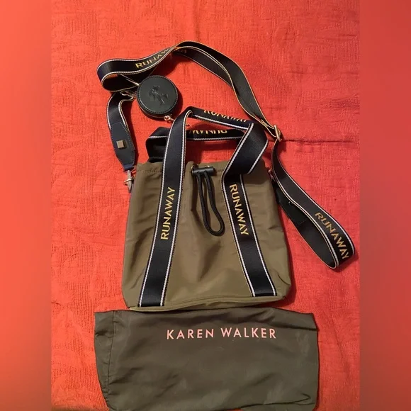 Karen Walker Bags Karen Walker Runway Bag In Camo Green Brand